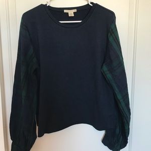 Cute flannel / sweater